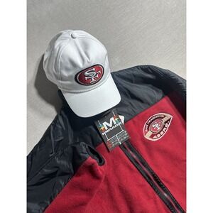 NWTS Vintage Mirage San Francisco 49ers Jacket Zip Fleece NFL 90's Men's Medium